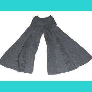 MASSIVE 90s FLARE BLACK PANTS - NO FLARE IS BIGGER